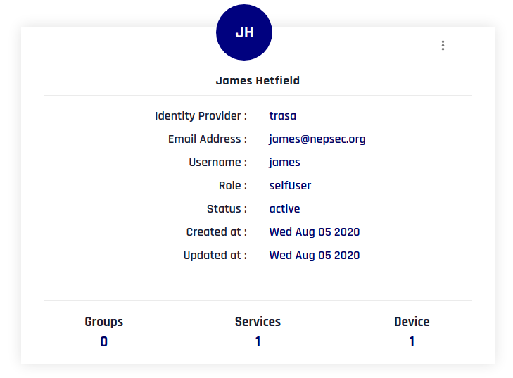 User Profile